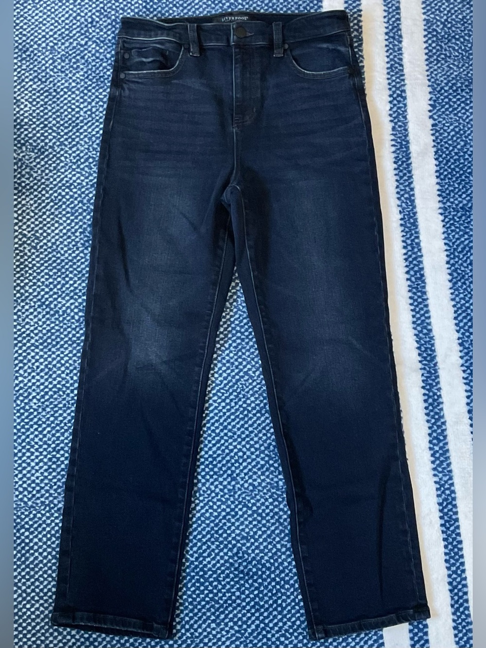 WLiverpool Dark Wash High-rise Jeans